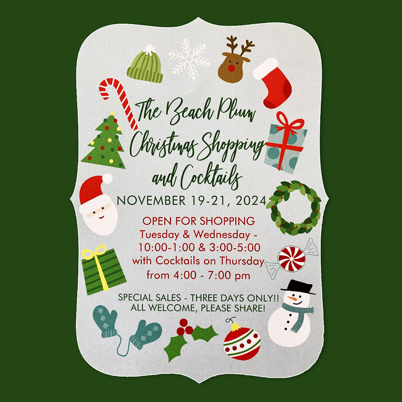Christmas Shopping and Cocktails at The Beach Plum