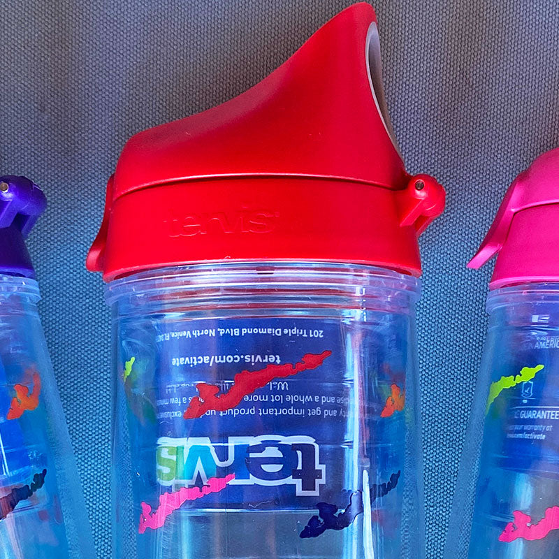 Rainbow w/ Red Lid