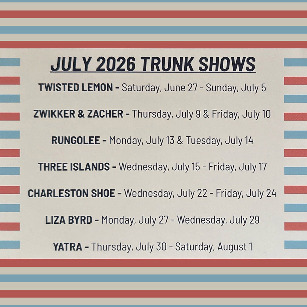 July 2026 Trunk Shows