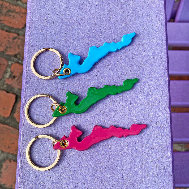 Pink Lemon Fishers Island Keychain – The Beach Plum