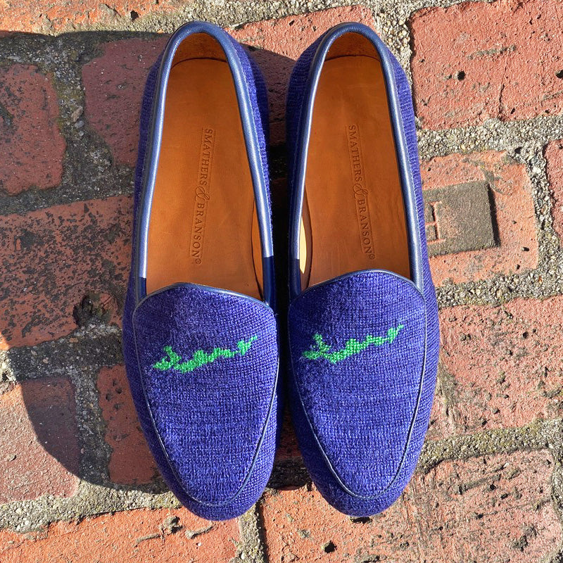S&B Mens Needlepoint Shoes – The Beach Plum display picture 3